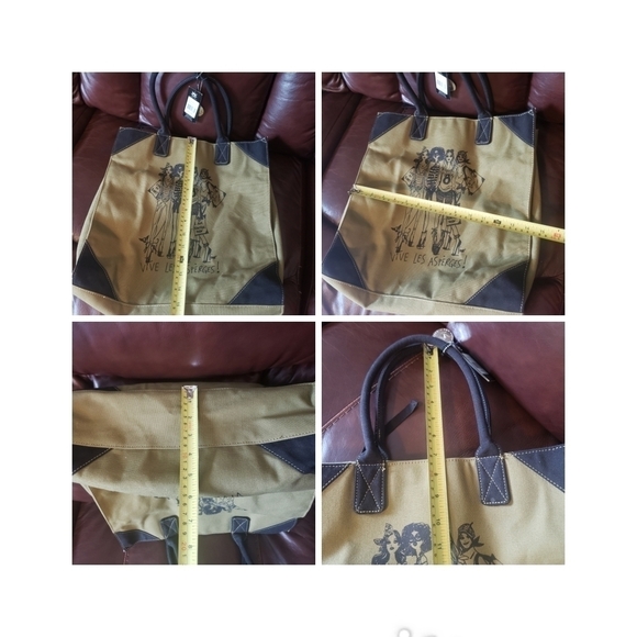 COPY - Izak Green Canvas Tote Bag - Picture 7 of 7